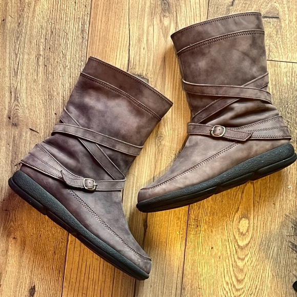 Dansko Mid-calf Moto Boots in Brown Leather size 38 - Picture 12 of 12